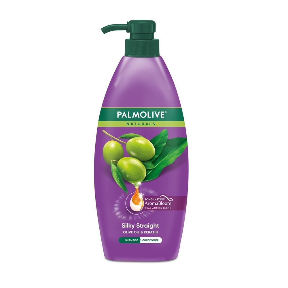 Naturals Silky Straight Shampoo & Conditioner Olive Oil & Keratin 600ml