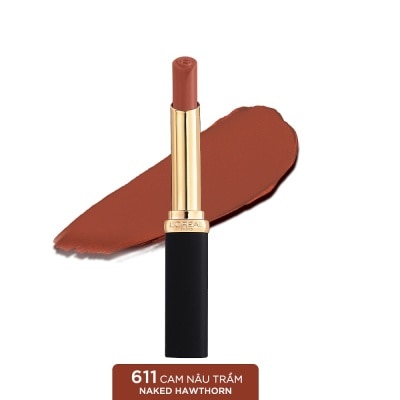 L'OREAL PARIS Son Lì L'oreal Paris Color Riche Intense Volume Matte 2g .#611 Naked Hawthorn Cam Nâu Trầm