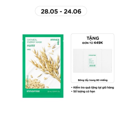 INNISFREE - Mặt Nạ Innisfree Oatmeal Energy Mask 22ml