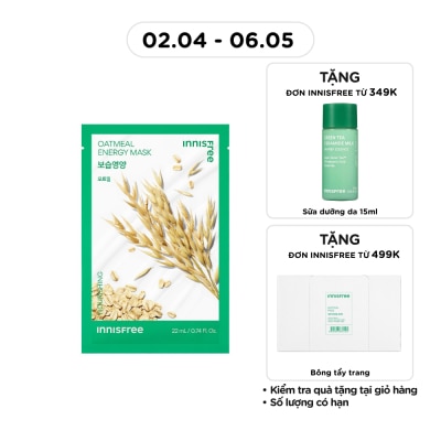 INNISFREE - Oatmeal Energy Mask 22ml