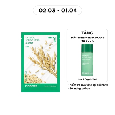 INNISFREE Mặt Nạ Innisfree Oatmeal Energy Mask 22ml
