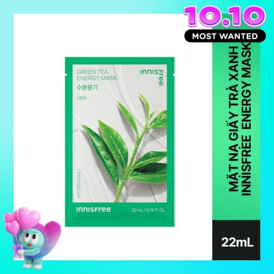 INNISFREE Mặt Nạ Innisfree Green Tea Energy Mask 22ml image