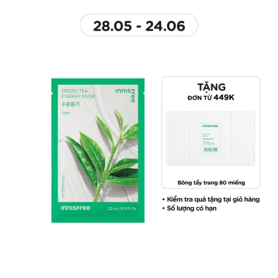 INNISFREE - Mặt Nạ Innisfree Green Tea Energy Mask 22ml