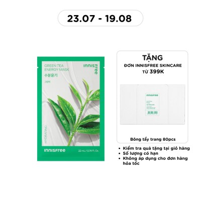 INNISFREE - Mặt Nạ Innisfree Green Tea Energy Mask 22ml image