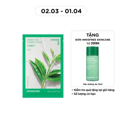 INNISFREE Mặt Nạ Innisfree Green Tea Energy Mask 22ml