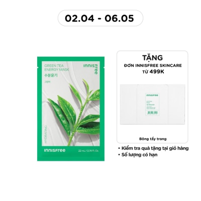 INNISFREE - Green Tea Energy Mask 22ml