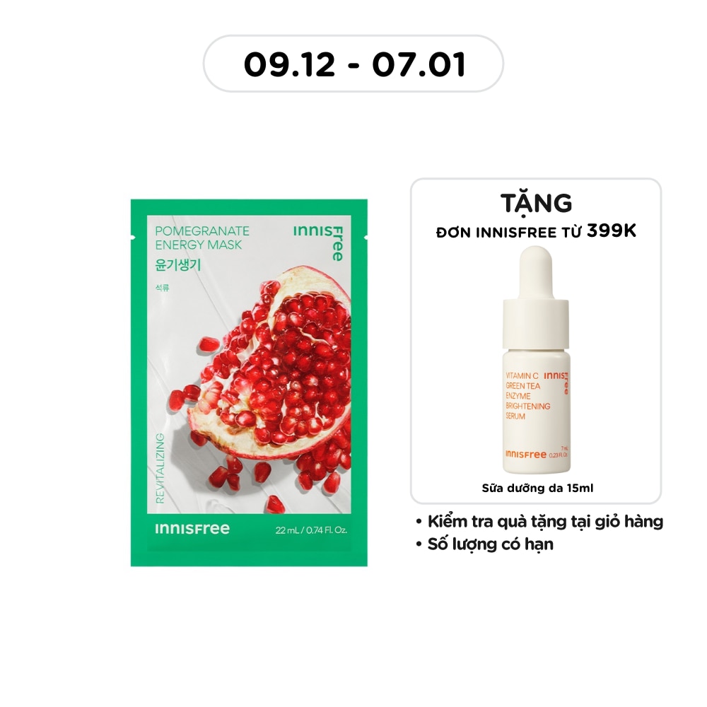 Mặt Nạ Innisfree Pomegranate Energy Mask 22ml