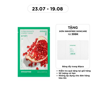 INNISFREE - Mặt Nạ Innisfree Pomegranate Energy Mask 22ml image