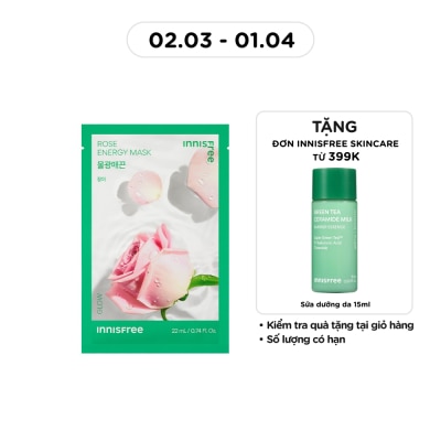 INNISFREE Mặt Nạ Innisfree Rose Energy Mask 22ml