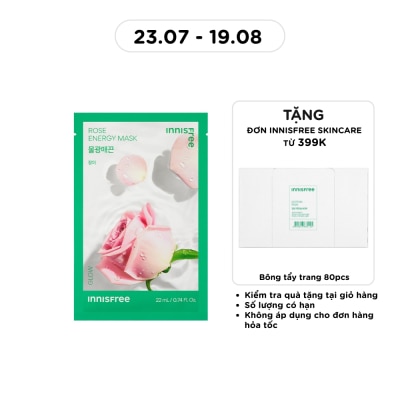 INNISFREE - Mặt Nạ Innisfree Rose Energy Mask 22ml image