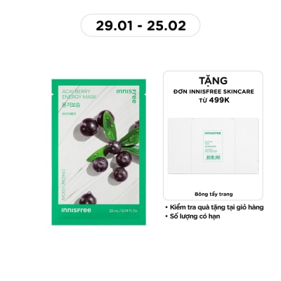 INNISFREE Mặt Nạ Innisfree Acai Berry Energy Mask 22ml
