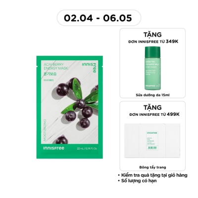 INNISFREE - Mặt Nạ Innisfree Acai Berry Energy Mask 22ml