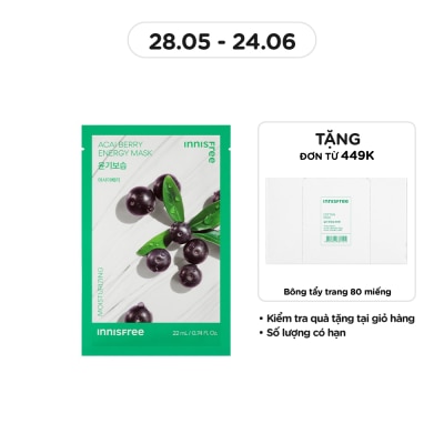 INNISFREE - Mặt Nạ Innisfree Acai Berry Energy Mask 22ml