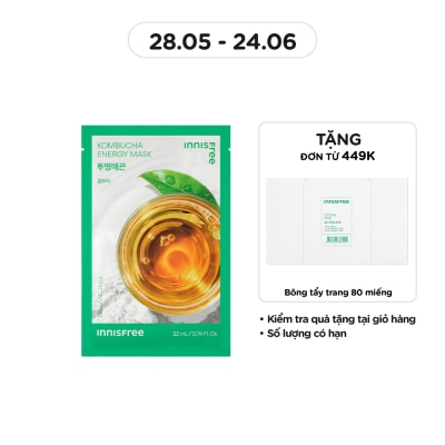 INNISFREE - Mặt Nạ Innisfree Kombucha Energy Mask 22ml