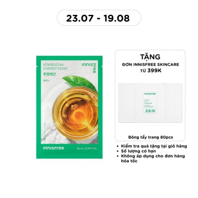 INNISFREE - Mặt Nạ Innisfree Kombucha Energy Mask 22ml image