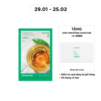 INNISFREE Mặt Nạ Innisfree Kombucha Energy Mask 22ml