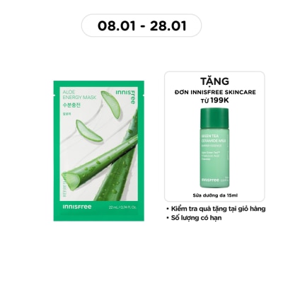 INNISFREE Mặt Nạ Innisfree Aloe Energy Mask 22ml