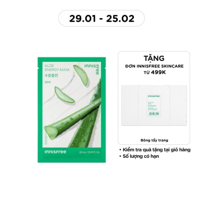 INNISFREE Mặt Nạ Innisfree Aloe Energy Mask 22ml