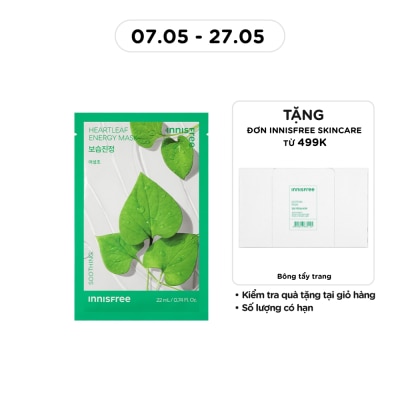 INNISFREE - Mặt Nạ Innisfree Heartleaf Energy Mask 22ml