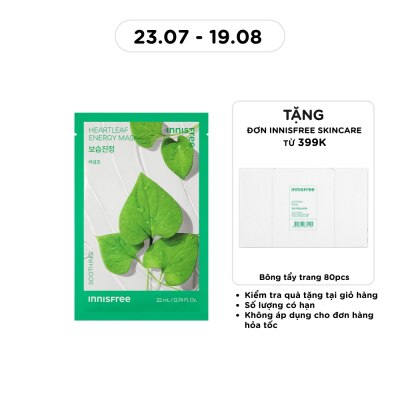 INNISFREE - Mặt Nạ Innisfree Heartleaf Energy Mask 22ml image