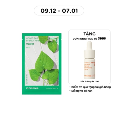 INNISFREE Mặt Nạ Innisfree Heartleaf Energy Mask 22ml