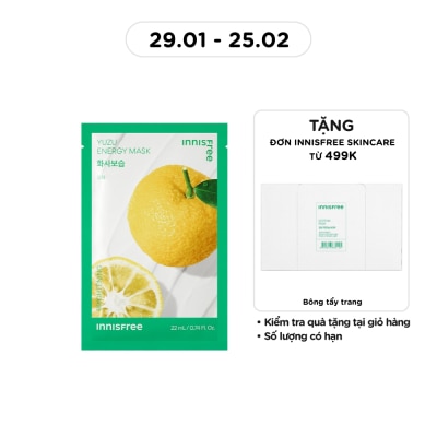 INNISFREE Mặt Nạ Innisfree Yuzu Energy 22ml