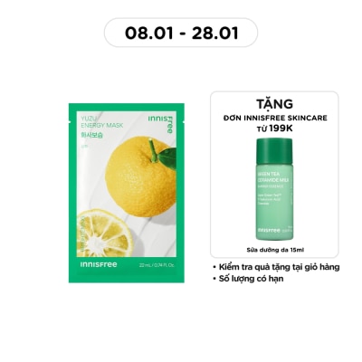 INNISFREE Mặt Nạ Innisfree Yuzu Energy 22ml