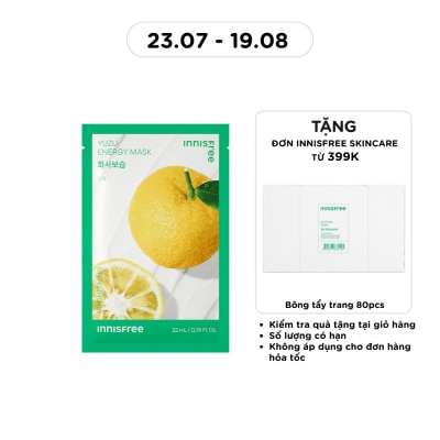 INNISFREE - Mặt Nạ Innisfree Yuzu Energy 22ml image