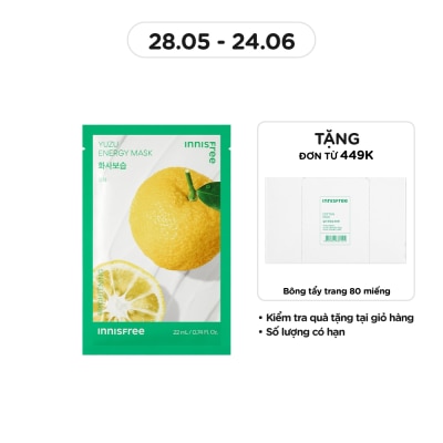 INNISFREE - Mặt Nạ Innisfree Yuzu Energy 22ml
