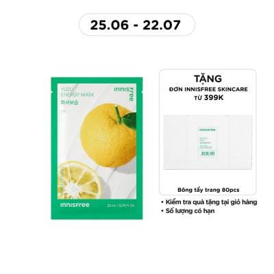 INNISFREE - Mặt Nạ Innisfree Yuzu Energy 22ml