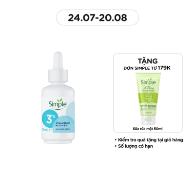 SIMPLE Hyaluronic Acid + B5* Booster Serum 30ml