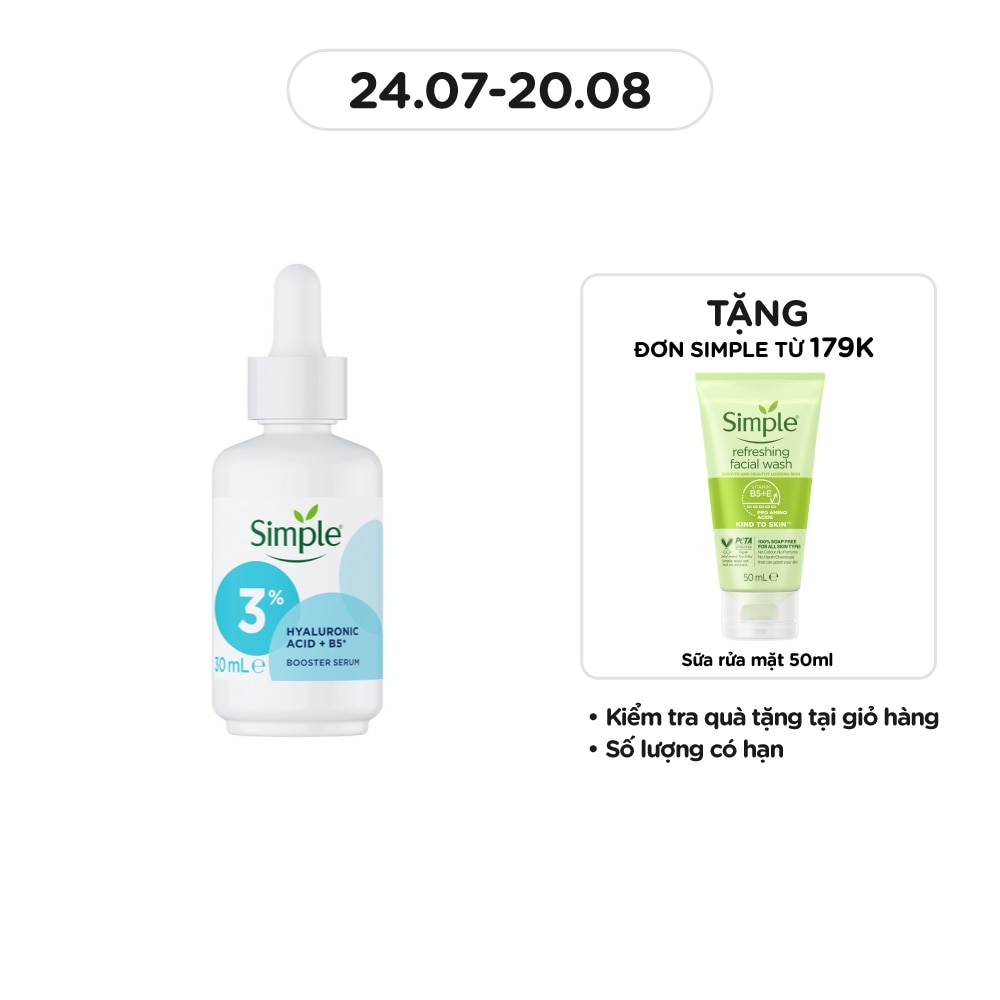 Hyaluronic Acid + B5* Booster Serum 30ml