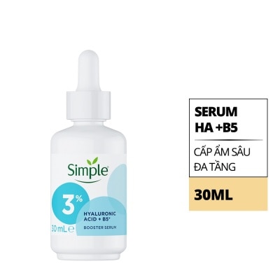 SIMPLE Hyaluronic Acid + B5* Booster Serum 30ml