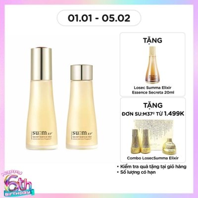 SU:M37º Xịt Khoáng Su:m37 Secret Essence Mist 60ml + 60ml