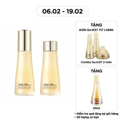 SU:M37º Xịt Khoáng Su:m37 Secret Essence Mist 60ml + 60ml