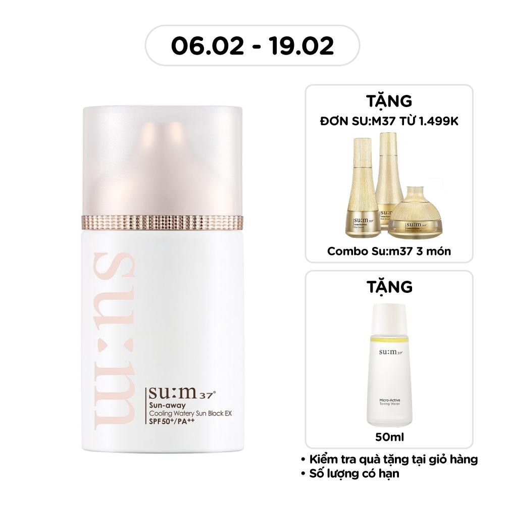 Kem Chống Nắng Su:m37 Sun Away Cooling Watery Sun Block SPF50+ PA++ 50ml