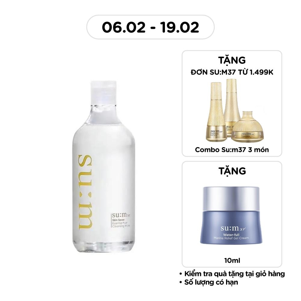 Nước Tẩy Trang Su:m37 Skin Saver Essential Pure Cleansing Water 400ml