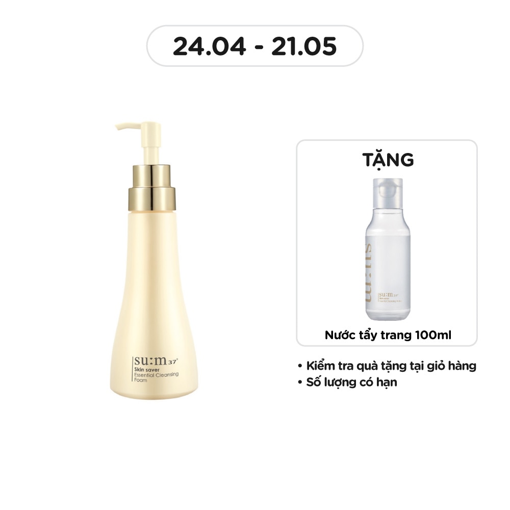 Sữa Rửa Mặt Su:m37 Skin Saver Essential Cleansing Foam 250ml