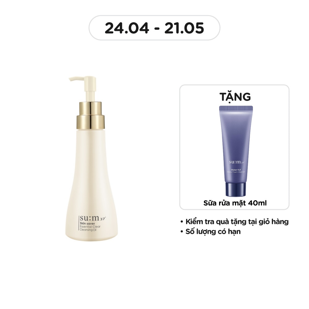 Dầu Tẩy Trang Su:m37 Skin Saver Essential Cleansing Oil 250ml