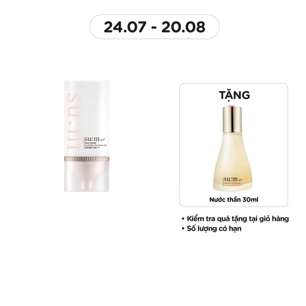 Kem Chống Nắng Su:m37 Sun Away Multi Effect Sun Block SPF50+ PA+++ 50ml