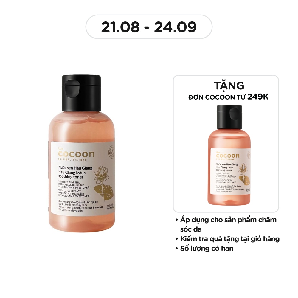 Nước Cân Bằng Cocoon Nước Sen Hậu Giang 140ml