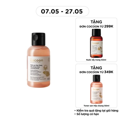 COCOON - Nước Cân Bằng Cocoon Nước Sen Hậu Giang 140ml