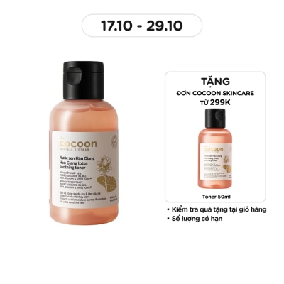 COCOON Nước Cân Bằng Cocoon Nước Sen Hậu Giang 140ml