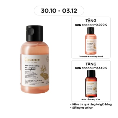 COCOON Nước Cân Bằng Cocoon Nước Sen Hậu Giang 140ml