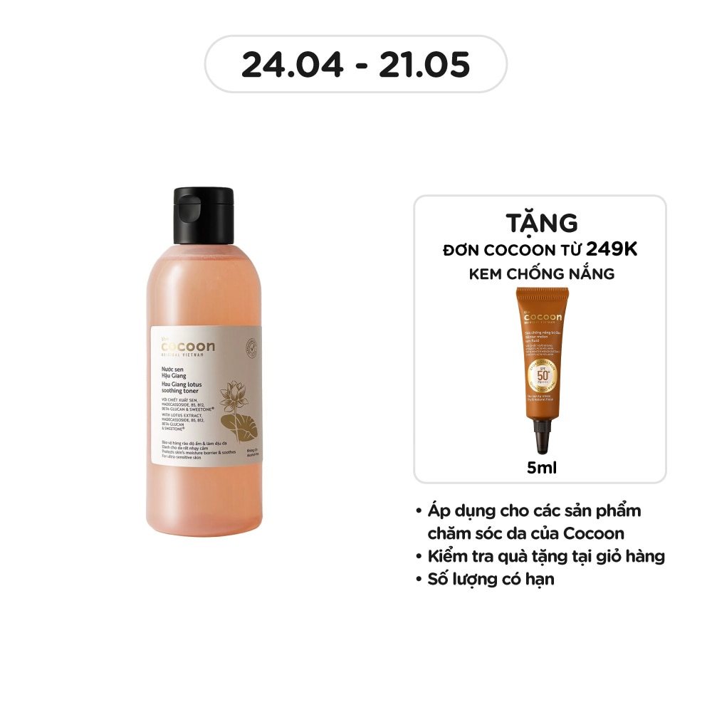 Nước Cân Bằng Cocoon Nước Sen Hậu Giang 310ml