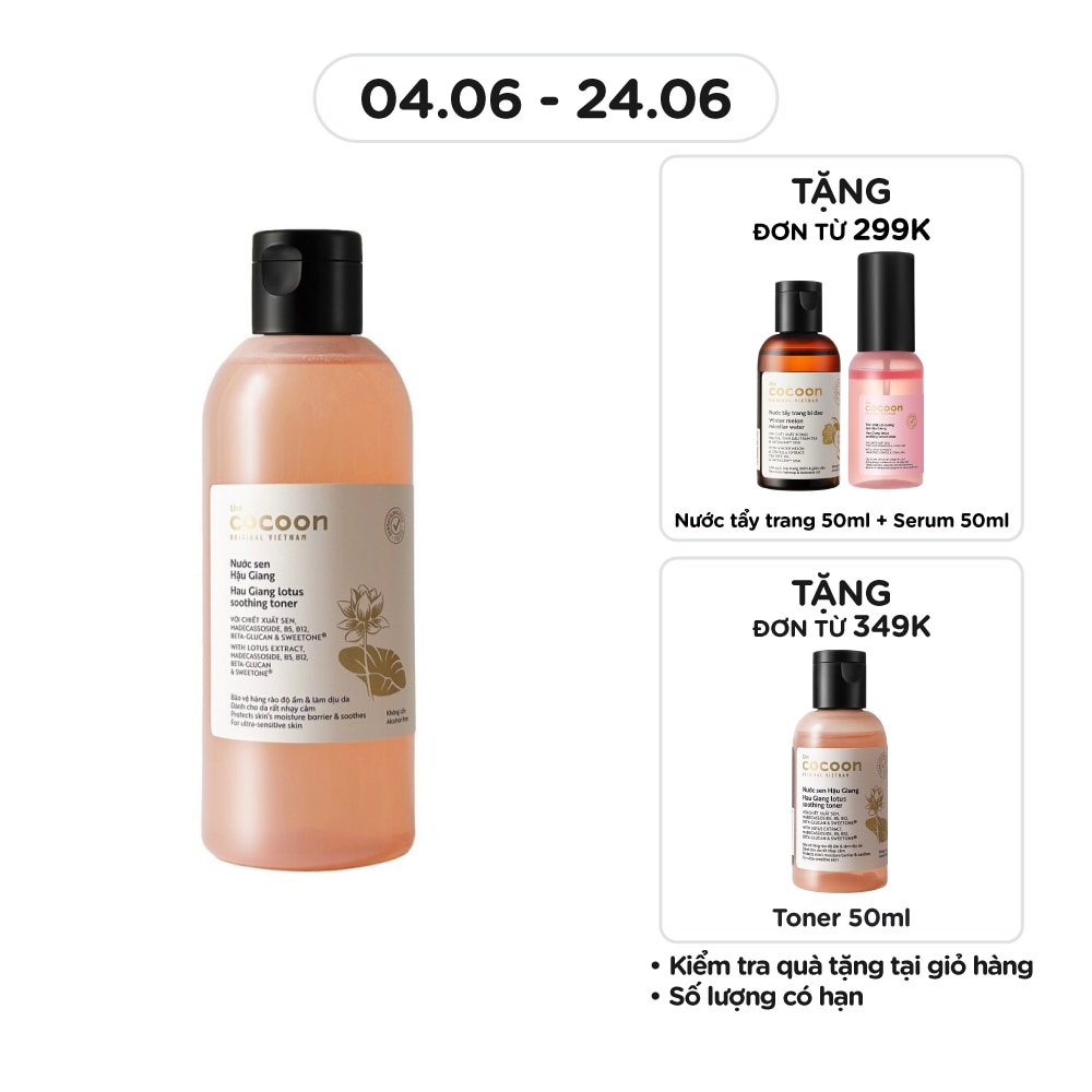 Nước Cân Bằng Cocoon Nước Sen Hậu Giang 310ml