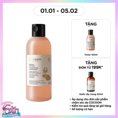 COCOON Nước Cân Bằng Cocoon Nước Sen Hậu Giang 310ml