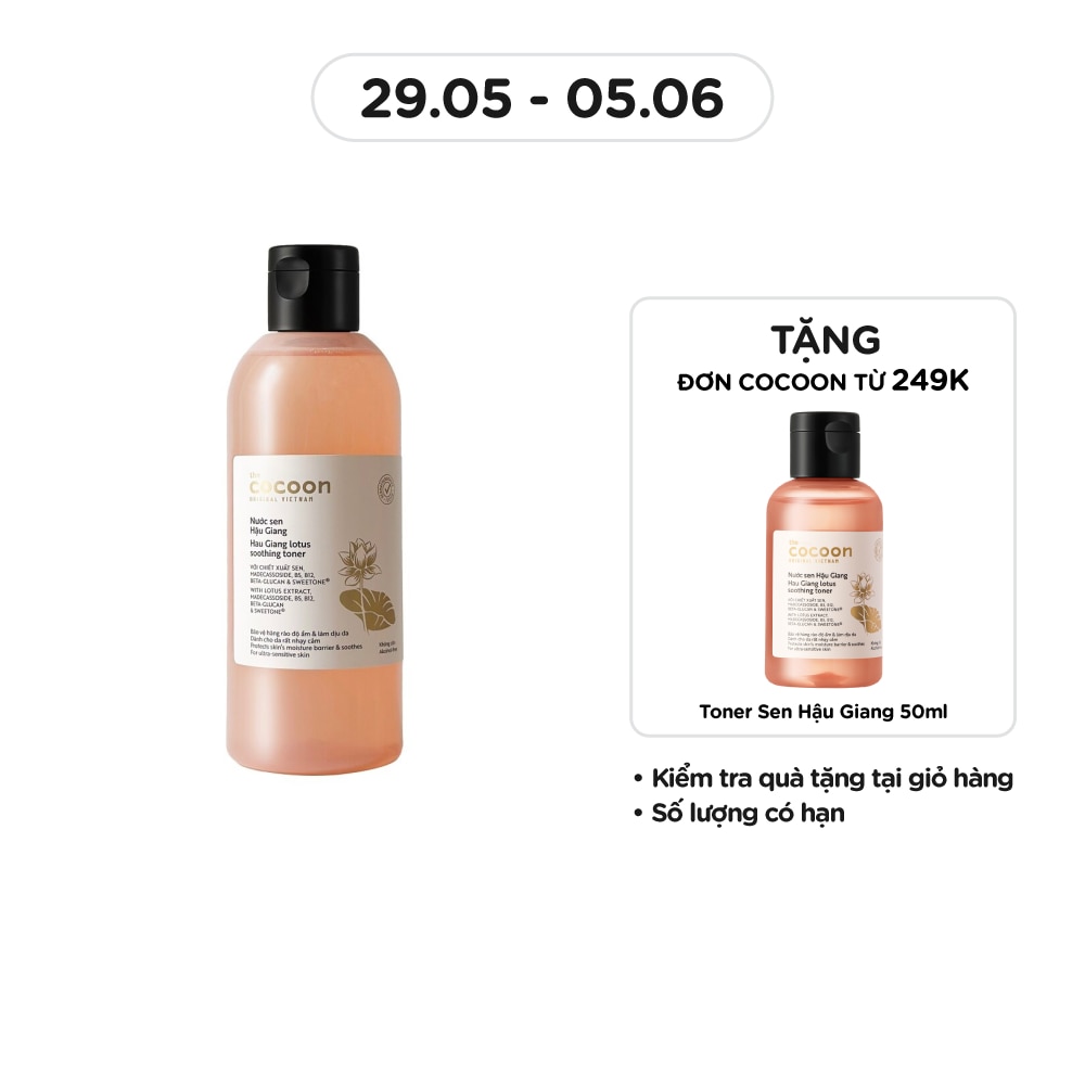 Nước Cân Bằng Cocoon Nước Sen Hậu Giang 310ml