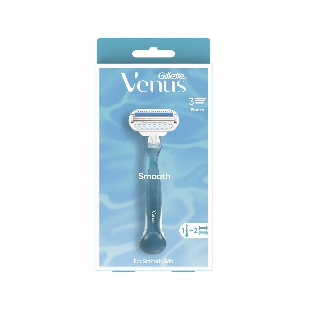 Gillette Venus Smoooth (1 Hilt + 2 Razor)