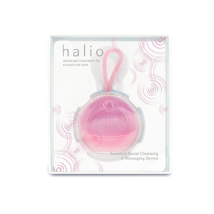 Máy Rửa Mặt Halio Sensitive Facial Cleansing & Massaging Device .#Pink